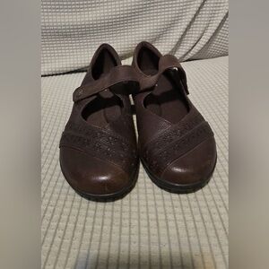 Bjorndal Brown Dress Shoes with Moccasin Stitching